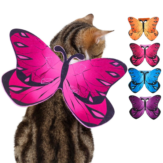 Butterfly Wings Halloween Costume For Cats