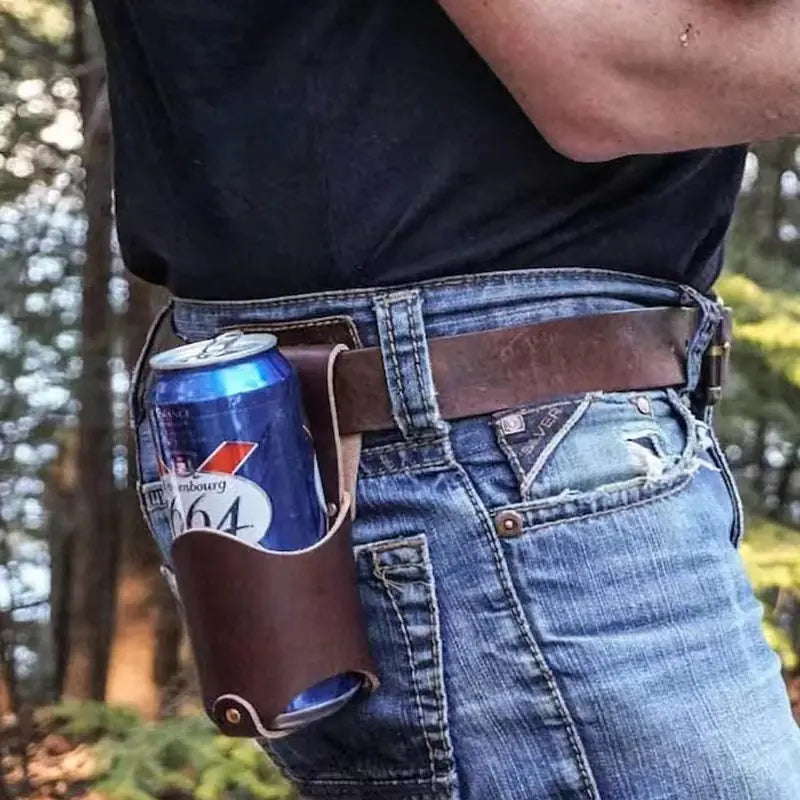 Futrola za pivsku flašu od PU kože za planinarenje